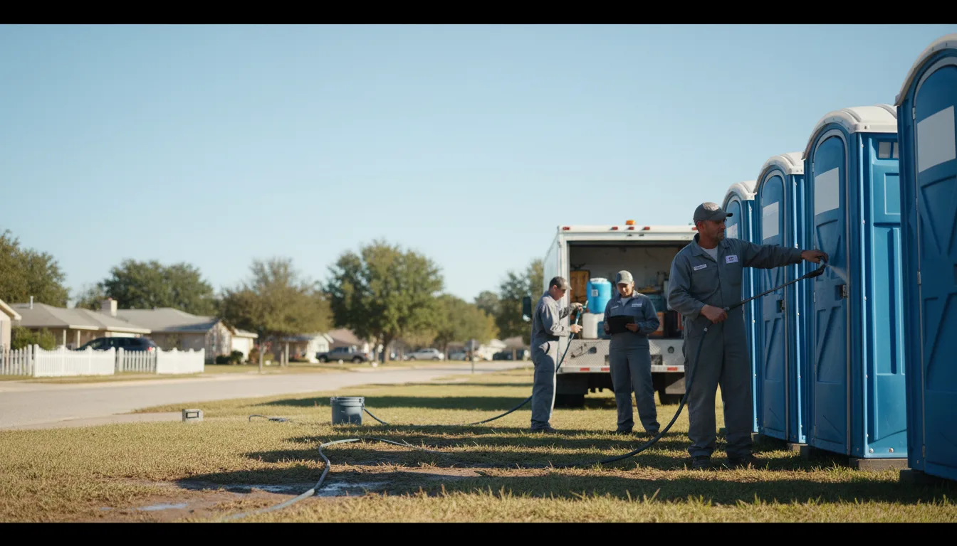 Long-Term Portable Toilet Rental in Dearing, GA near me